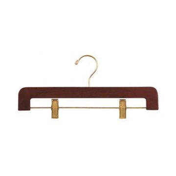 HIGH QUALITY Dark Walnut No Notch Wooden Hangers –