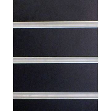 BLACK SLATWALL- METAL EXTRUSIONS