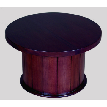 20" ROUND TABLE RISER -Dark Mahogany