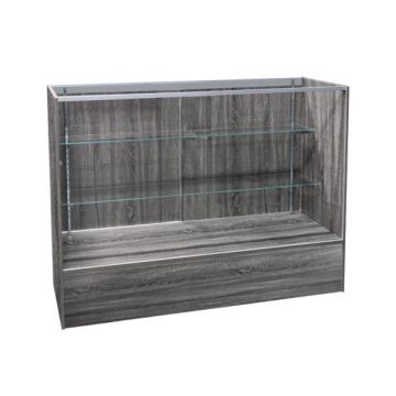 48" Full Vision Showcase - Rustic Grey Sku:9107Rgkd