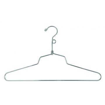 16'' METAL CHROME SHIRT HANGER 