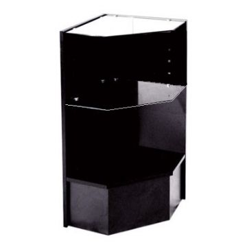 Black Pentagon Filler Display Case