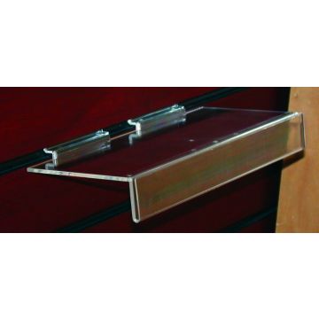 SLATWALL SHELF- SIGNHOLDR LIP