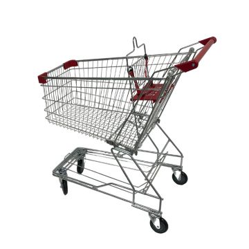 Metal Shopping Cart - Red