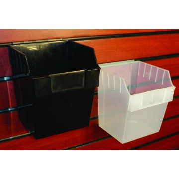 SLATWALL CUBE STORAGE BOX- CLEAR 