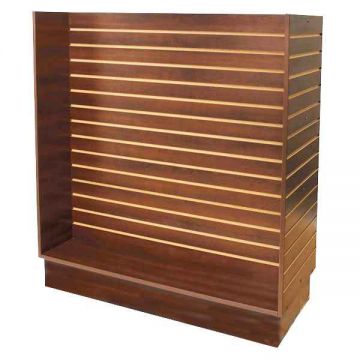 Slatwall H Merchandiser- Cherry