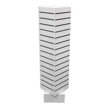 SLATWALL ROTATING TOWER-WHITE