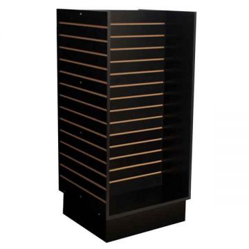 SMALL SLATWALL H MERCHANDISER-BLACK