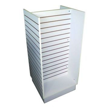 SMALL SLATWALL H MERCHANDISER-WHITE