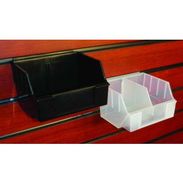 SLATWALL STANDARD STORAGE BOX- CLEAR