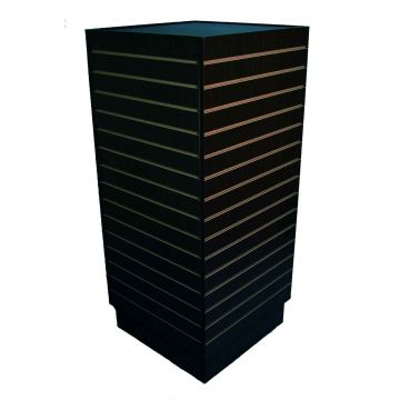 Slatwall Tower- Black