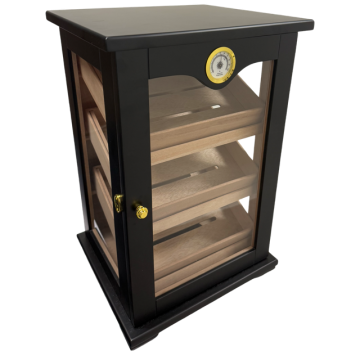 Small Countertop Humidor Black 