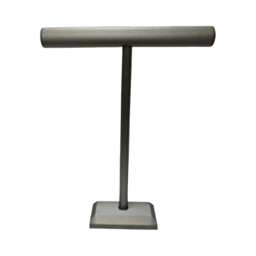 18" H Single T Bar- Steel Grey