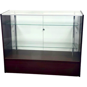 48" Full Vision Showcase - Mahogany Sku:9174Kd