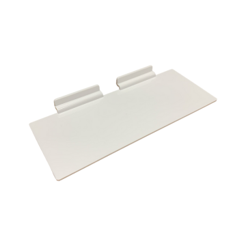 4"X10" WHITE ACRYLIC SHELF