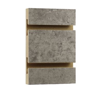 Industry Melamine Slatwall- 6"OC