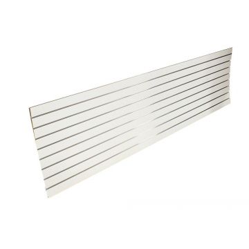 White Slatwall- Metal Extrusions