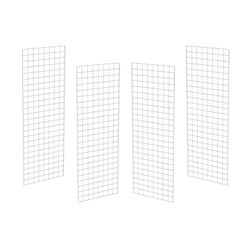 White Grid Panels