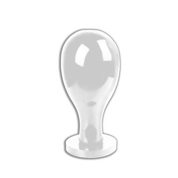 Plastic Head Display - Mannequin Head Form - White