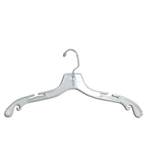 clear plastic hanger