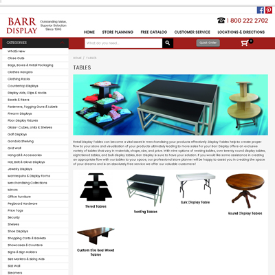 retail tables shop now retail tables